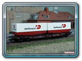 1991(03)  DanTransport 20' veksellad på ÖBB Sdkmmss 81 81 479 4 581-5.
Basismodel Roco 46361.