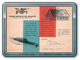 DMI katalog fra 1959 med
HELJAN og Remo modeller
På bagsiden.
