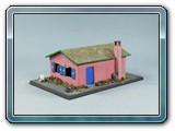 FARU_032b. 1 plans villa, lyserød m/skodder og "sten" på taget.